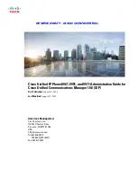 Cisco 9951 Standard Administration Manual preview