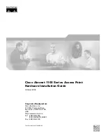 Cisco AIR-AP1121G-E-K9 Hardware Installation Manual preview