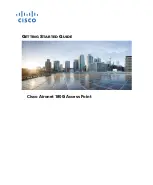 Cisco AIR-AP1800I-A-K9 Getting Started Manual предпросмотр