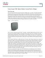 Cisco AIR-BR1310G-A-K9 - Aironet 1310 Outdoor Access Point/Bridge Datasheet preview
