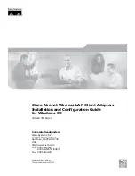 Preview for 1 page of Cisco AIR-LMC341 Installation And Configuration Manual