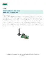 Cisco AIR-PI21AG-A-K9 Datasheet предпросмотр