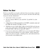 Предварительный просмотр 3 страницы Cisco Aironet 1240AG Series Quick Start Manual