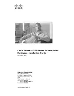 Cisco Aironet 1250 Series Hardware Installation Manual preview
