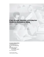 Cisco Aironet 340 Series Hardware Installation Manual preview