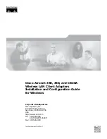 Preview for 1 page of Cisco Aironet 340 Series Installation And Configuration Manual