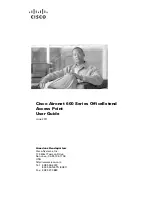 Cisco Aironet 600 Series User Manual предпросмотр