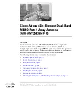 Cisco Aironet AIR-ANT25137NP-R Instructions For Mounting предпросмотр