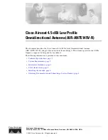 Cisco Aironet AIR-ANT5145V-R User Manual предпросмотр