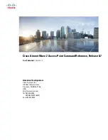 Cisco Aironet Wave 2 Cli Command Reference Manual предпросмотр