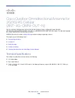 Cisco ANT-4G-OMNI-OUT-N Manual preview