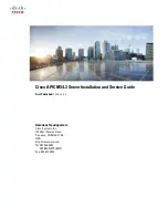 Preview for 1 page of Cisco APIC L3 Installation And Service Manual