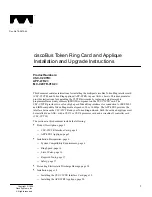 Preview for 1 page of Cisco APP-LTR2 Installation And Upgrade Instructions