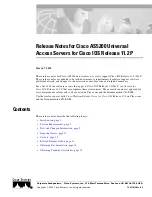 Cisco AS5200 - Universal Access Server Release Notes предпросмотр