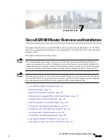 Предварительный просмотр 215 страницы Cisco ASR 1001 Hardware Installation Manual