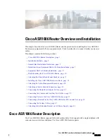 Cisco ASR 1006 Installation Manual preview