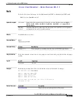 Предварительный просмотр 241 страницы Cisco ASR 14000 Series Management Command Reference