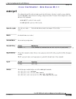 Предварительный просмотр 479 страницы Cisco ASR 14000 Series Management Command Reference