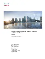 Preview for 1 page of Cisco ASR 5x00 Home eNodeB Administration Manual