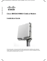 Cisco BWX360 WiMAX Installation Manual preview
