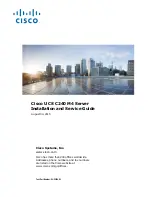 Предварительный просмотр 1 страницы Cisco c240 Installation And Service Manual