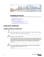 Preview for 1 page of Cisco C480M5 Installing Manual