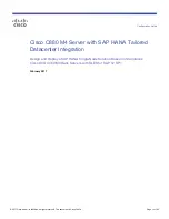 Preview for 1 page of Cisco C880 M4 Configuration Manual