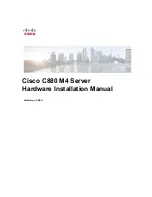 Preview for 1 page of Cisco C880 M4 Hardware Installation Manual