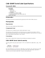 Preview for 1 page of Cisco CAB-530MT Specification Sheet