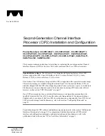 Preview for 1 page of Cisco CAB-PCA-VA Series Installation And Configuration Manual