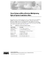 Cisco CAB-SM-LCSC-1M Installation Notes предпросмотр