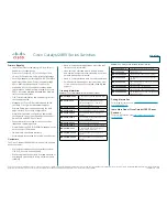 Preview for 2 page of Cisco Catalyst 2960 Series Specifications