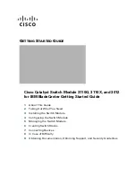 Предварительный просмотр 1 страницы Cisco Catalyst 3012 Getting Started Manual