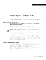 Preview for 1 page of Cisco Catalyst 3920 Installation Manual