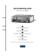 Preview for 1 page of Cisco CATALYST 5002 Quick Installation Manual