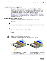 Preview for 123 page of Cisco Catalyst 9400 Series Hardware Installation Manual