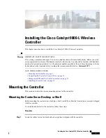 Preview for 1 page of Cisco Catalyst 9800-L Installing Instruction