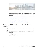 Preview for 1 page of Cisco cBR Maintaining Manual