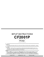 Preview for 1 page of Cisco CF2001P Setup Instructions