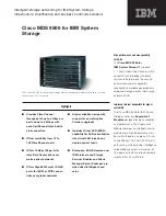 Предварительный просмотр 1 страницы Cisco Cisco MDS 9506 Specification Sheet