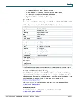 Preview for 2 page of Cisco Cisco Small Business Unmanaged Switch SR224 Specifications