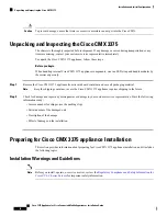 Предварительный просмотр 16 страницы Cisco CMX 3375 Installation Manual