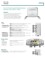 Cisco Connected Life CLG-8202-WW Installation Manual preview