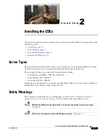 Предварительный просмотр 15 страницы Cisco Content Delivery Engine CDE100 Hardware Installation Manual