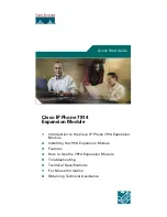 Cisco CP-7914 Quick Start Manual предпросмотр