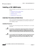 Предварительный просмотр 40 страницы Cisco CSS-11154-256M-AC - 1000Mbps Ethernet Switch Hardware Installation Manual