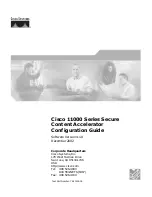 Cisco CSS11501 - 100Mbps Ethernet Load Balancing Device Configuration Manual preview