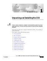 Preview for 27 page of Cisco CSS11501 - 100Mbps Ethernet Load Balancing Device Hardware Installation Manual