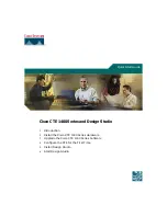 Cisco CTE 1400 Series Quick Start Manual предпросмотр