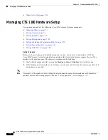 Preview for 172 page of Cisco CTS 1000 - TelePresence System 1000 Video Conferencing Administration Manual